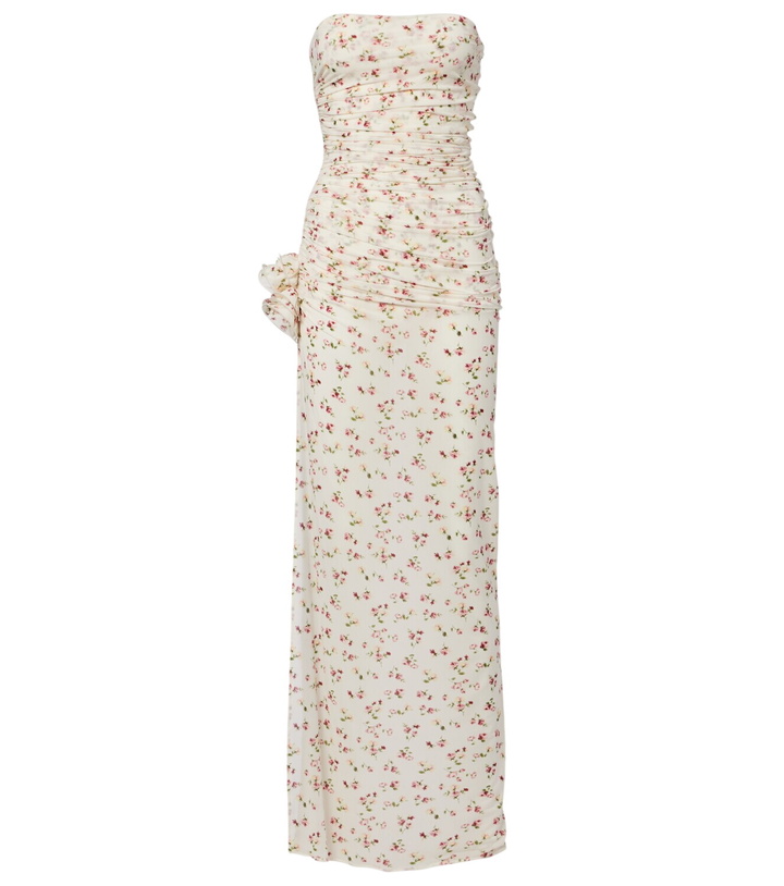 Photo: Magda Butrym Floral ruched gown