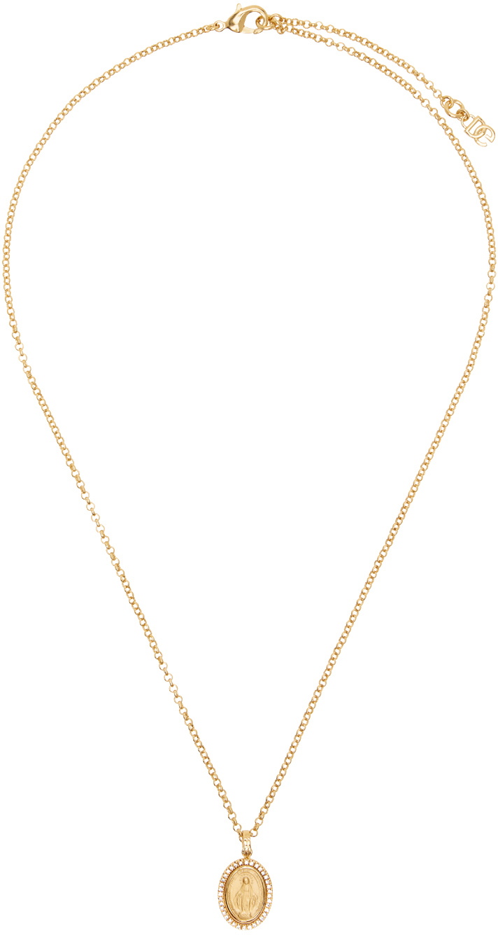 Dolce&Gabbana Gold Sacred Image Necklace