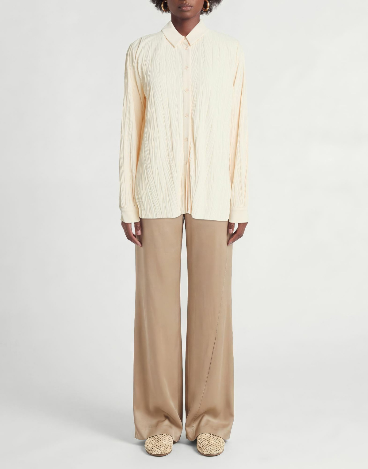 Max Mara Womens Shirt in Ivory