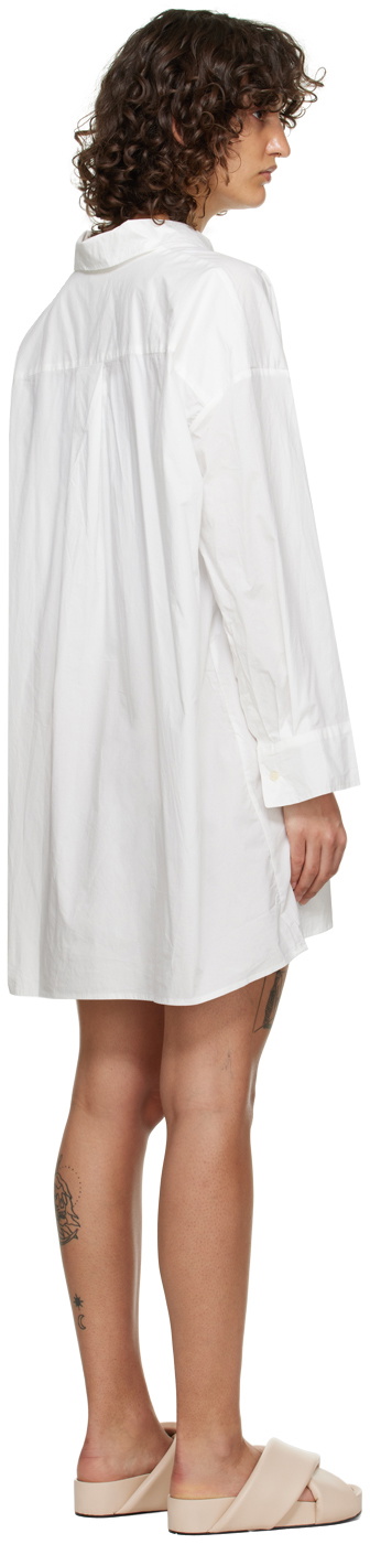 Deiji Studios White 'The Shirt' Midi Dress
