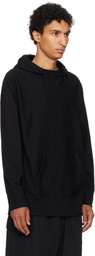 Y's For Men Black French Terry Hoodie