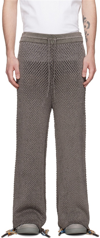 Photo: Isa Boulder SSENSE Exclusive Gray Armour Trousers
