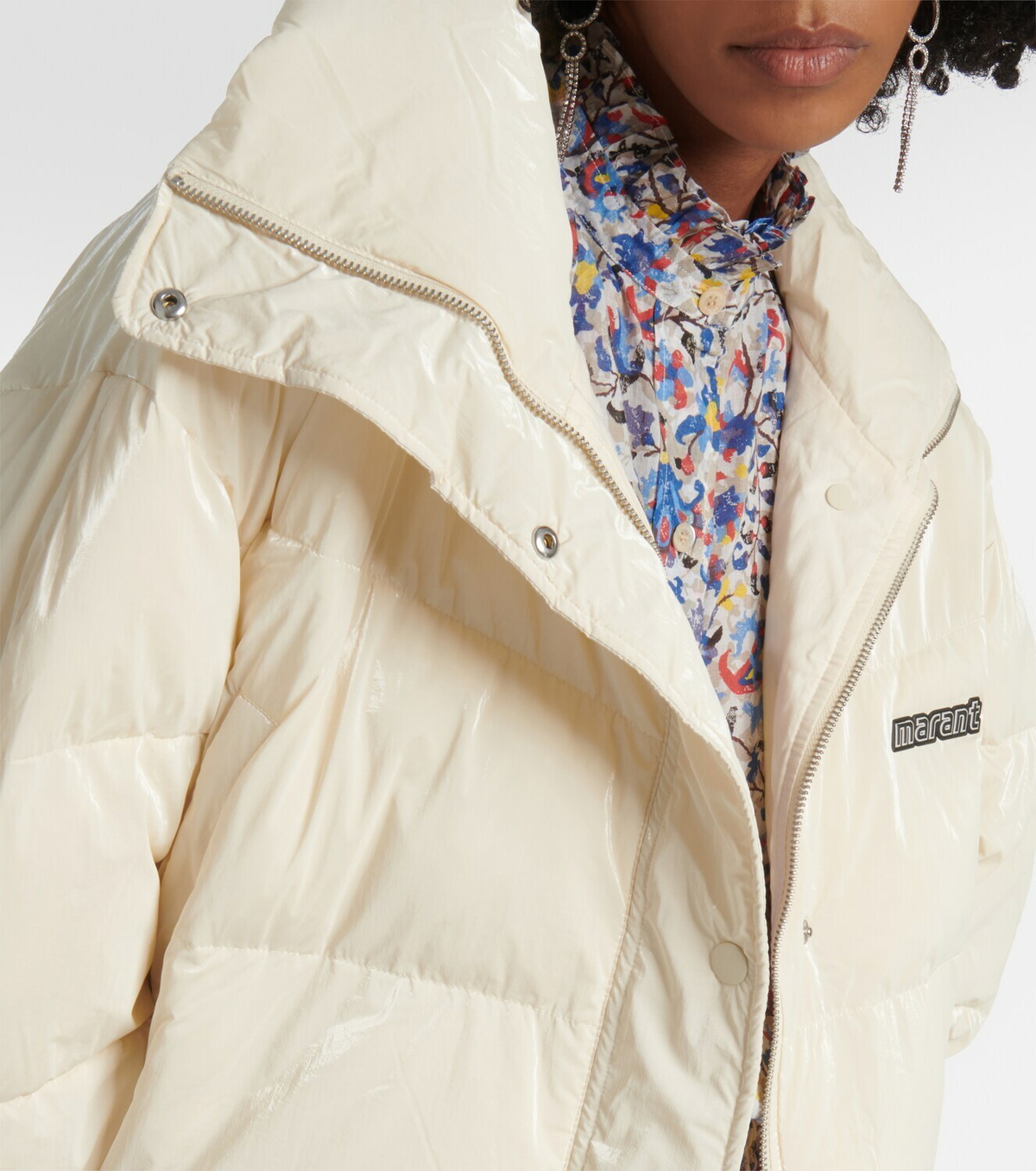 Marant Etoile Telia cropped puffer jacket Isabel Marant Etoile