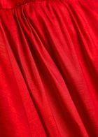 Sister Jane Quartet Taffeta Midi Dress Red