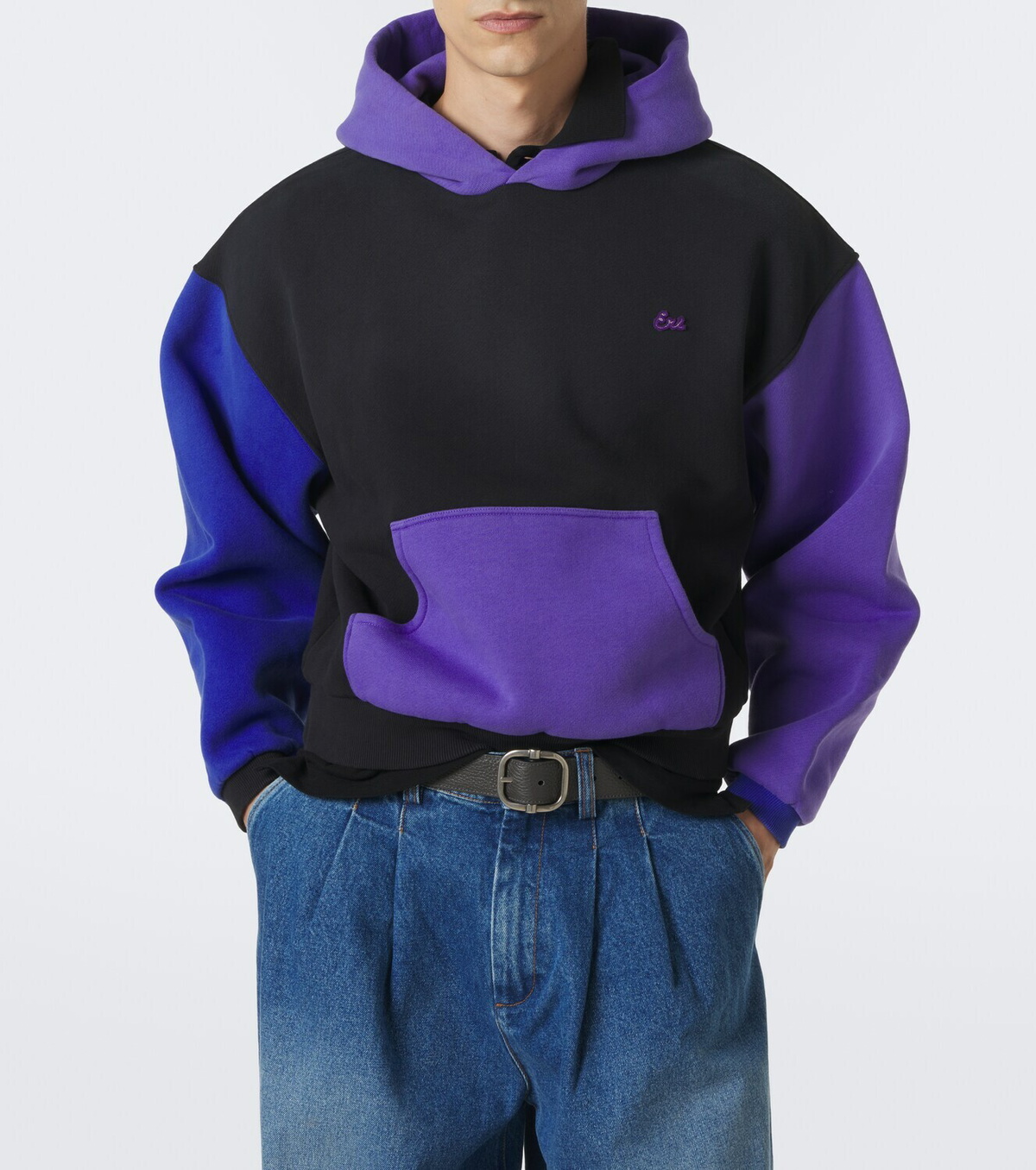 ERL Cotton jersey hoodie