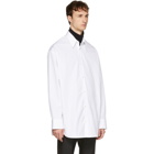 Calvin Klein 205W39NYC White Embroidered Oversized Shirt