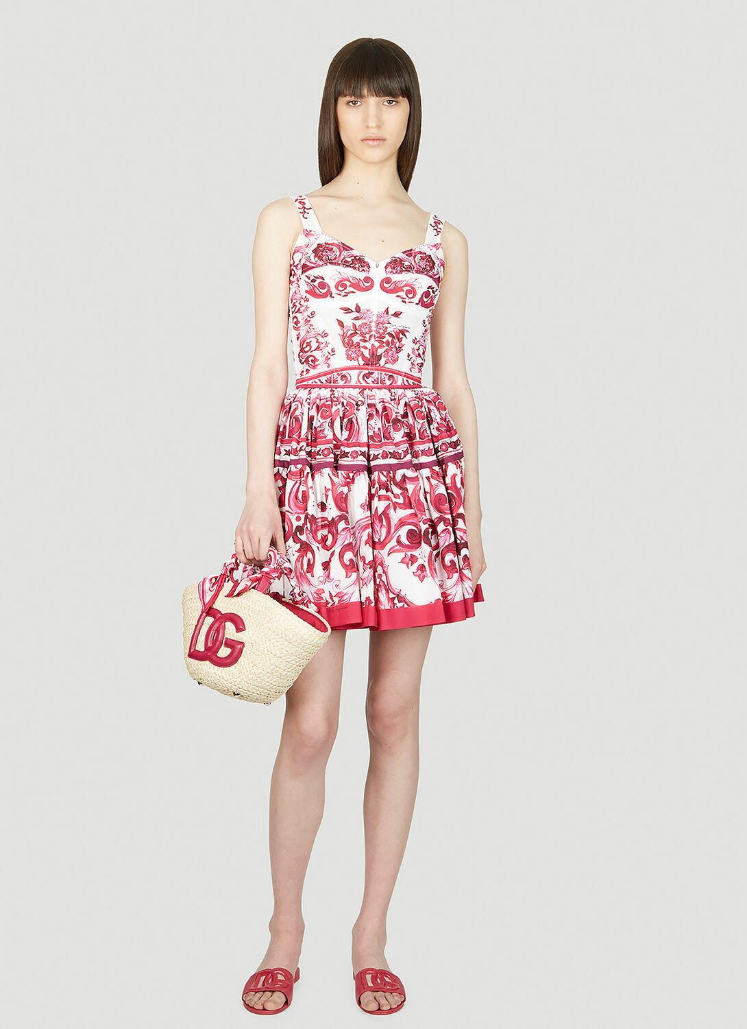 Dolce & Gabbana Majolica Print Skirt