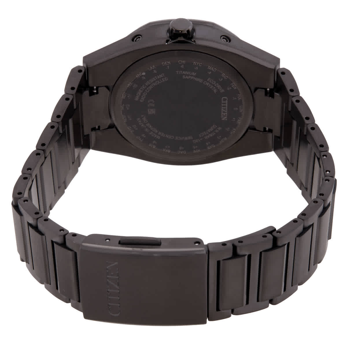 Citizen Attesa Eco-Drive Black Dial Mens Watch CB3045-61E Citizen