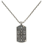 Emanuele Bicocchi Silver Tag Pendant Necklace