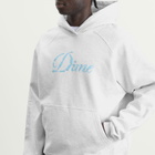 Dime Men's Cursive Paper Cut Hoodie in Ash