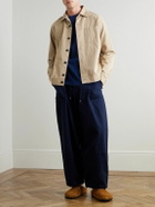 Blue Blue Japan - Indigo-Dyed Ribbed Stretch-Cotton Jersey Sweatshirt - Blue