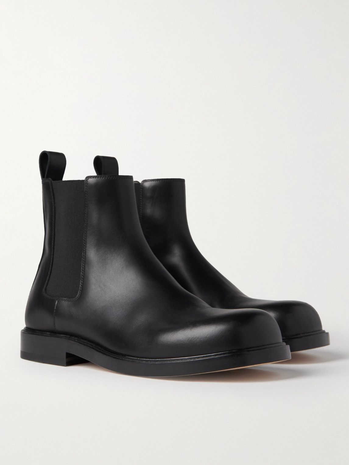 Bottega Veneta - Leather Chelsea Boots - Black Bottega Veneta