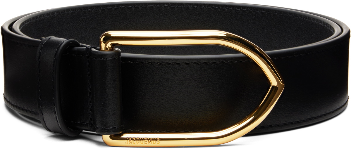 JACQUEMUS Black 'The Bambino' Belt