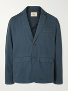 Folk - Assembly Textured-Cotton Blazer - Blue