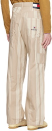 Tommy Jeans Beige Dual Cargo Pants