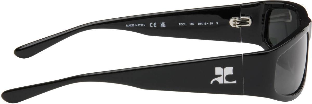 Courrèges Black Tech Sunglasses
