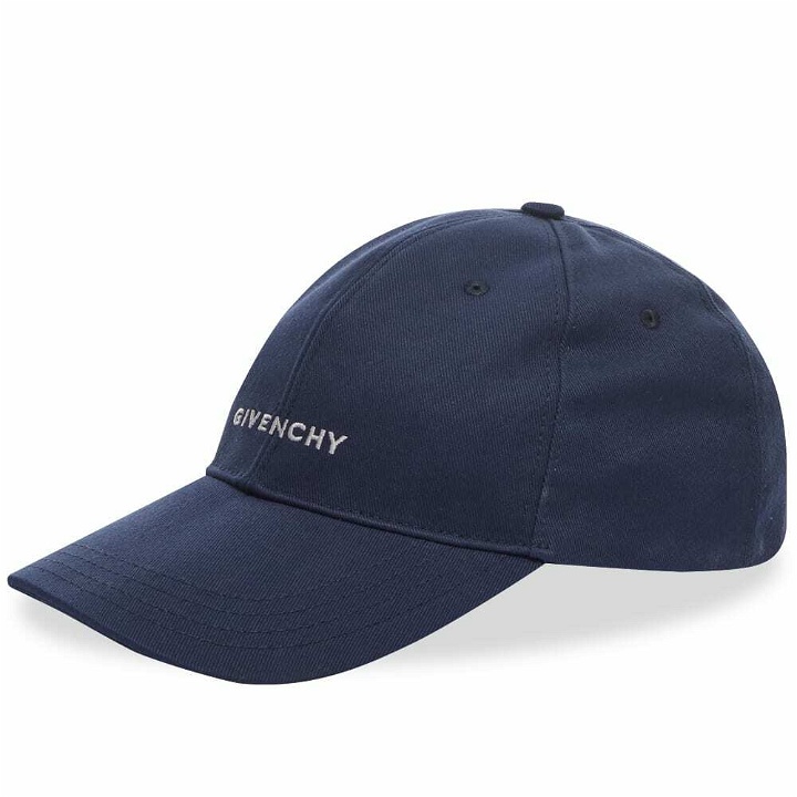 Photo: Givenchy Men's Embroidered Logo Cap in Navy