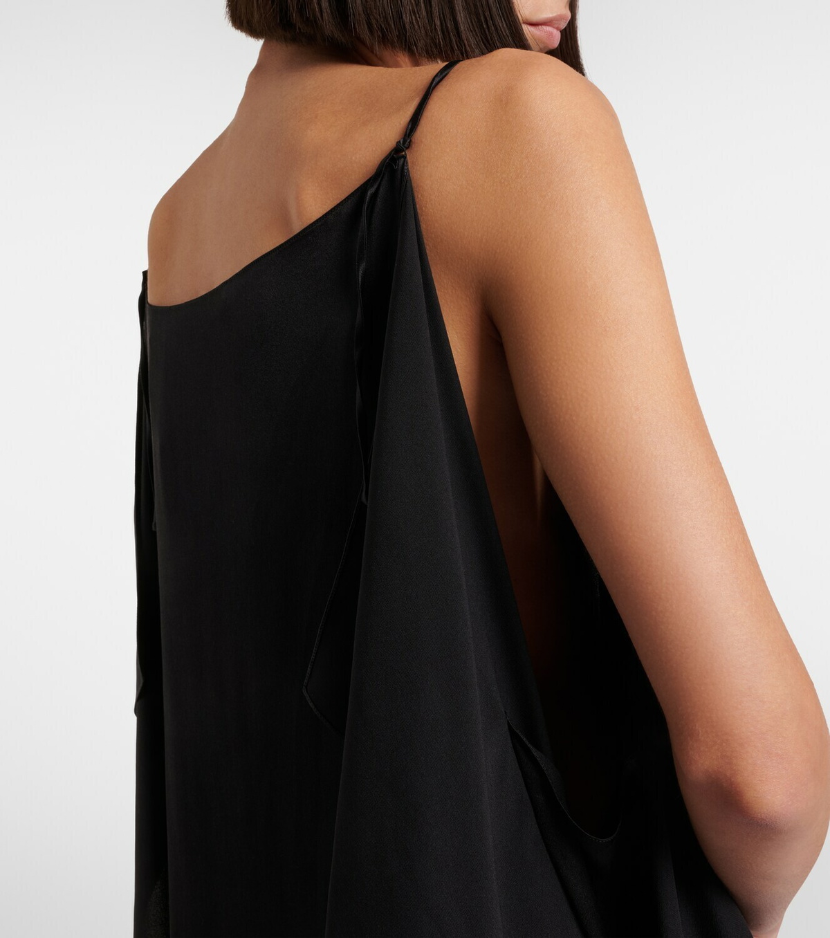 The Row Kylo ruffled silk midi dress