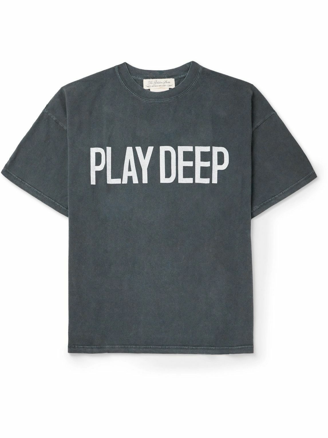Photo: Remi Relief - Play Deep Cotton-Jersey T-Shirt - Gray