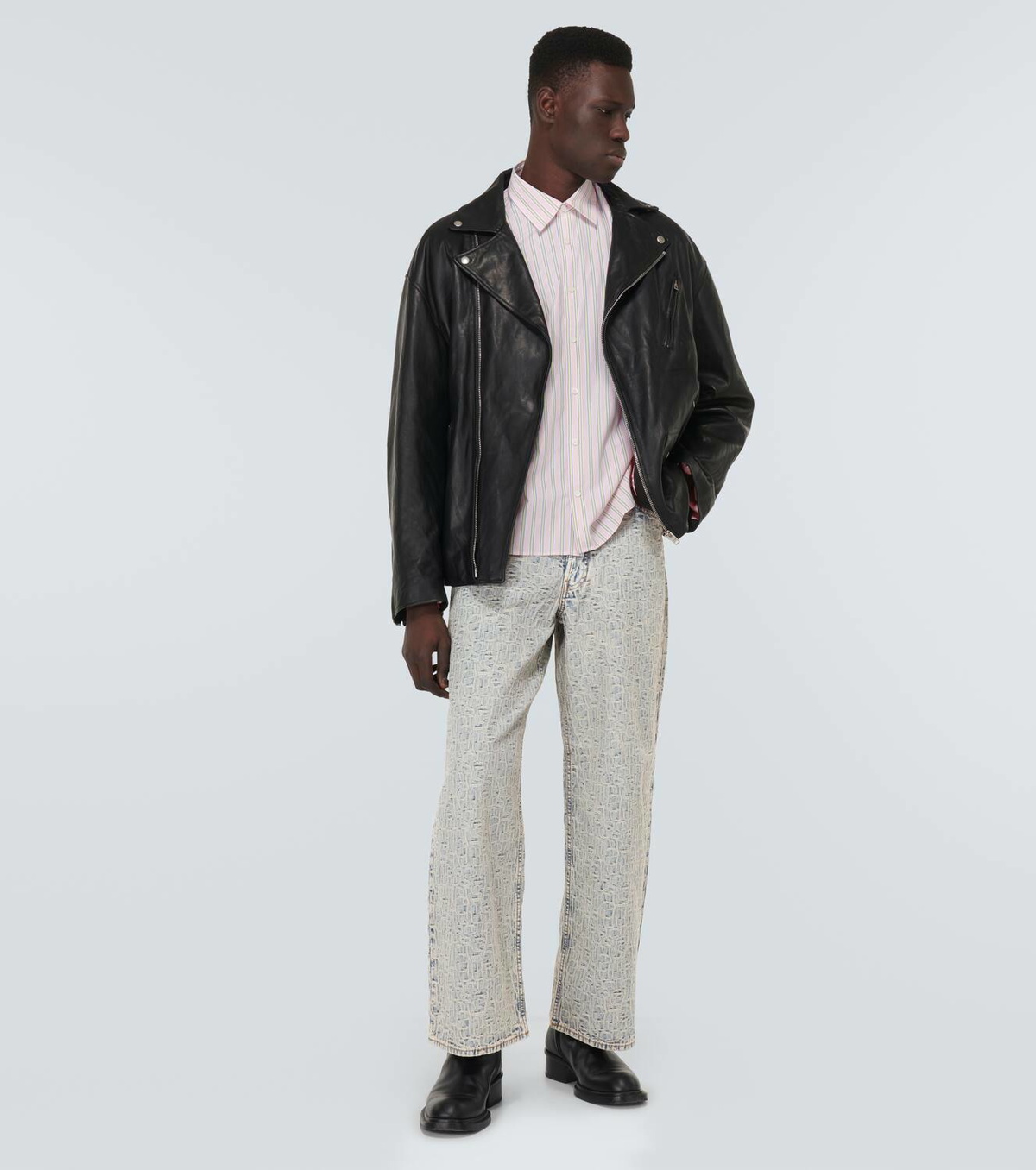 Acne Studios 1981M monogram wide-leg jeans Acne Studios Acne Studios 1981M monogram wide-leg jeans Acne Studios