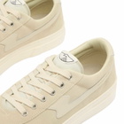 Stepney Workers Club Men's Dellow S-Strike Cup Suede Sneaker in Oat