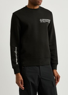 Moncler Grenoble Day-Namic Logo-print Jersey Sweatshirt Black