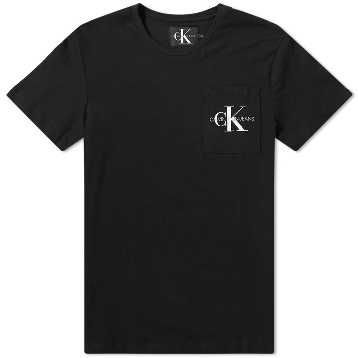 Photo: Calvin Klein Monogram Pocket Logo Tee