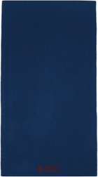 A.P.C. Blue William Scarf