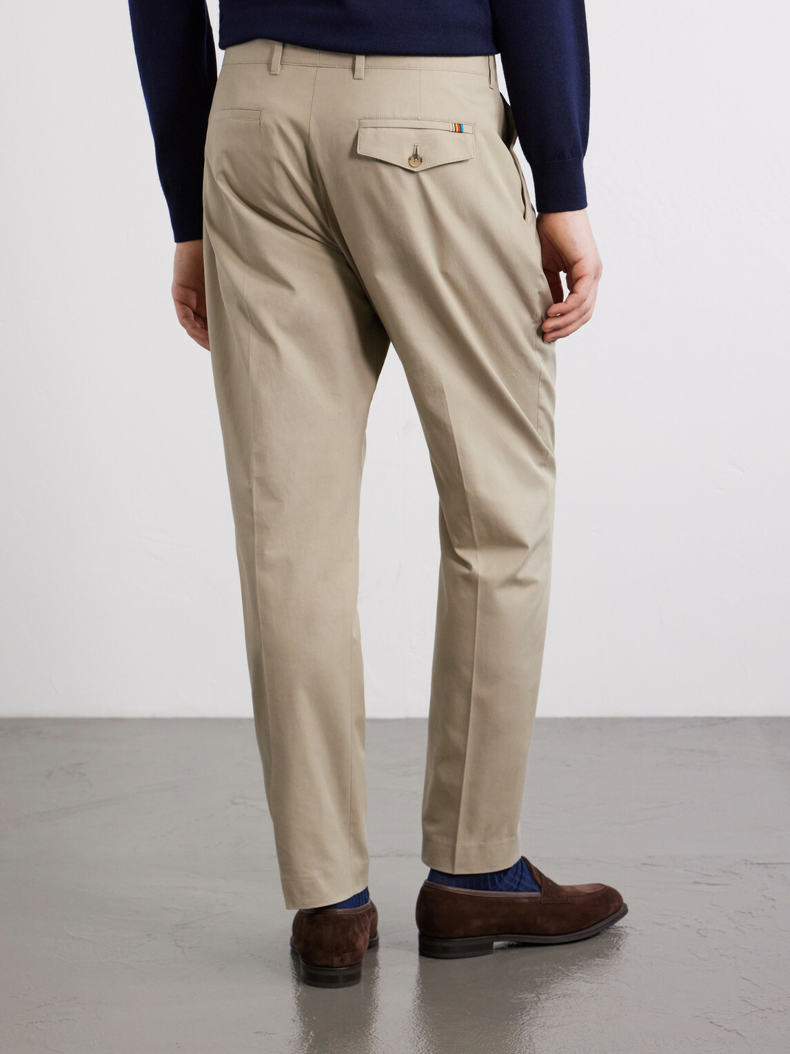 Paul Smith - Straight-Leg Pleated Organic Cotton-Twill Trousers - Brown