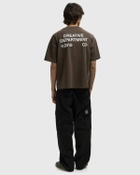 Reternity CREATIVE DEPT T-SHIRT Brown Mens Shortsleefe