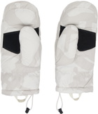The North Face Gray KAWS Edition Nuptse Mittens