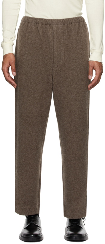 Photo: AURALEE Cashmere Jersey Lounge Pants