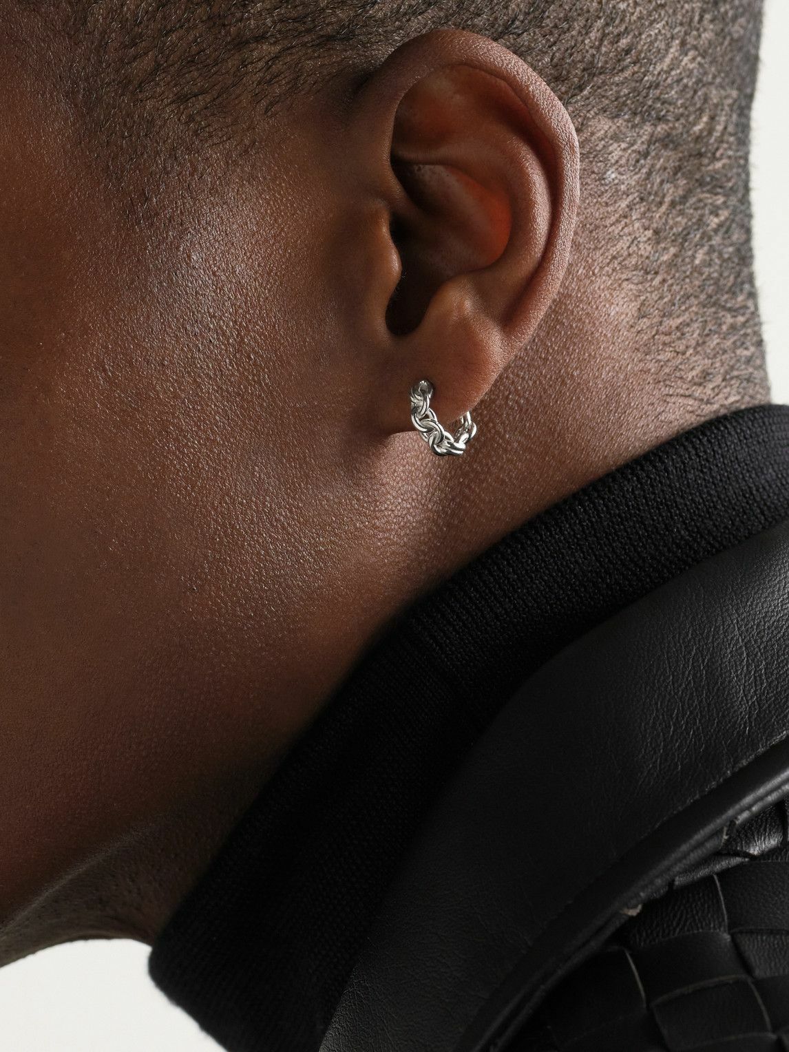 Spinelli Kilcollin - Fused Serpens Sterling Silver Single Hoop Earring