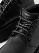 Alexander McQueen - Leather Ankle Boots - Black