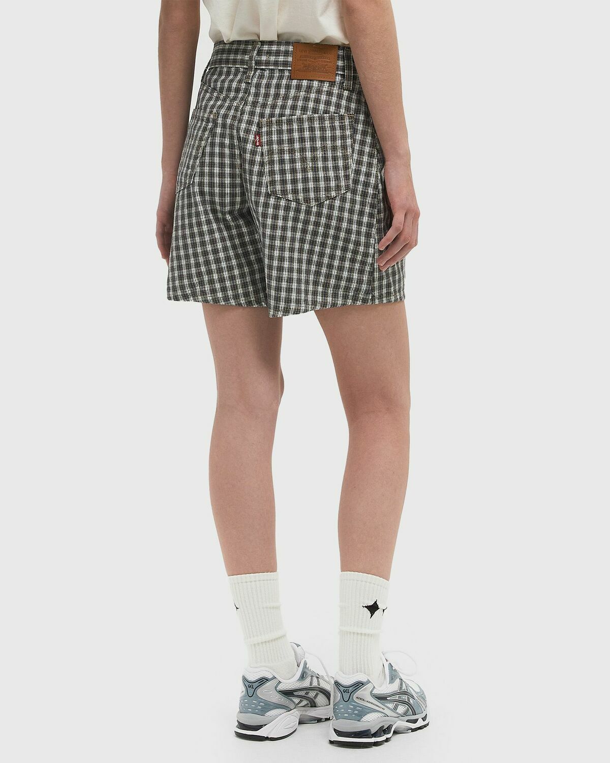 Levis HIGH BAGGY SHORT brown/white Womens Casual Short