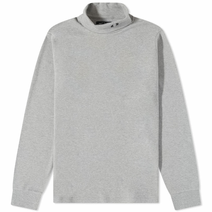 Photo: Fred Perry Authentic Men's Roll Neck Top in Steel Marl