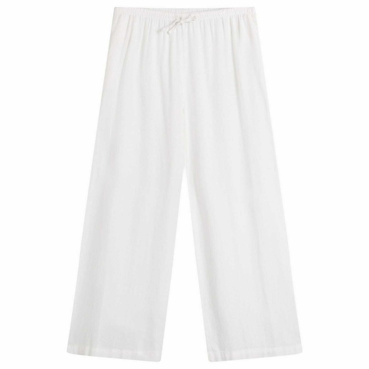 Photo: TALA Women's Soft Linen Drawstring Trousers in Ivory