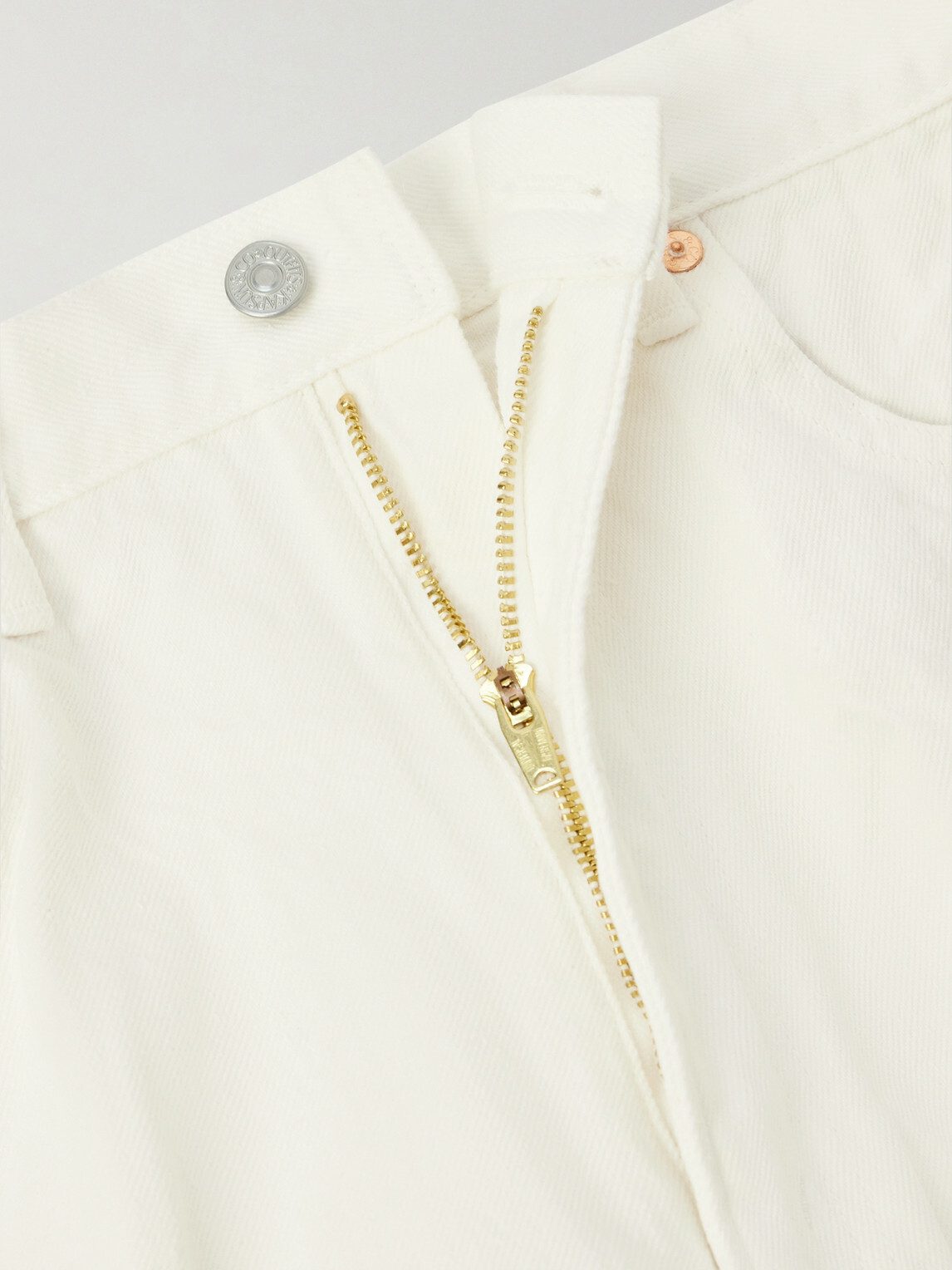 Kaptain Sunshine - Skate Straight-Leg Jeans - White