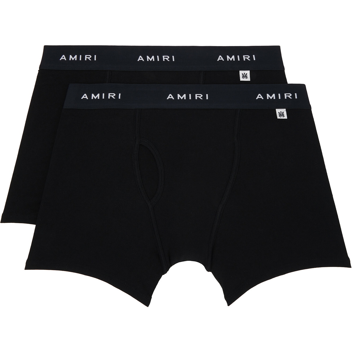 AMIRI Two-Pack Black 'AMIRI' Boxer Briefs