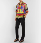 Versace - Camp-Collar Printed Silk-Twill Shirt - Multi