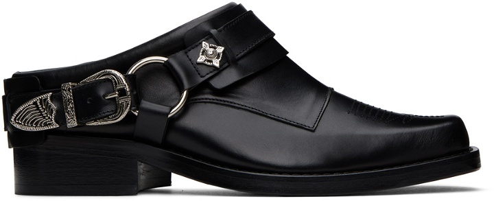 Photo: Toga Virilis SSENSE Exclusive Black O-Ring Loafers