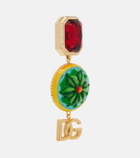 Dolce&Gabbana DG embellished clip-on earrings