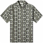Dries Van Noten Men's Cassidye Short Sleeve Shirt in Khaki