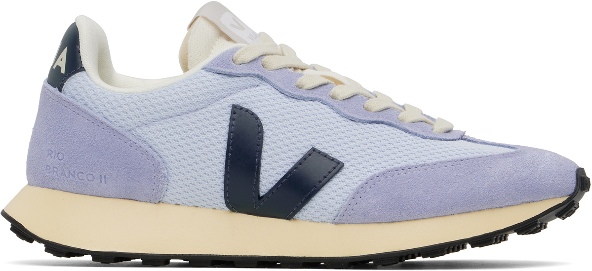 Veja Blue Leather Sneakers