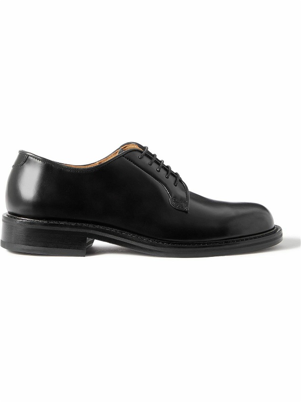 Photo: Mr P. - Jacques Leather Derby Shoes - Black