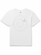 OSTRYA - Core Equi-Tee Logo-Print Cotton-Blend Jersey T-Shirt - White