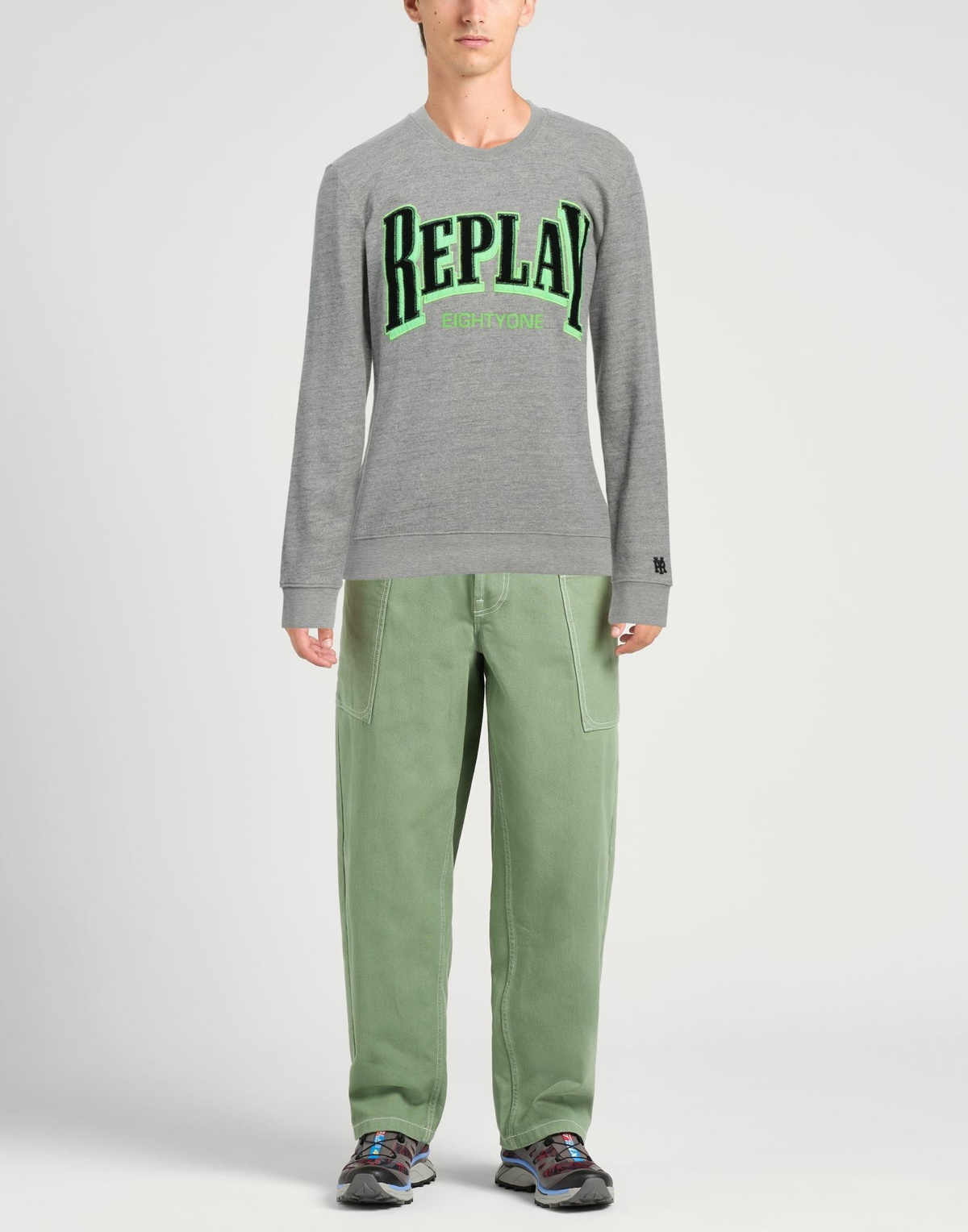 Replay Mens Sweatshirt in Grey