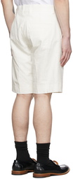 Casablanca Off-White Cotton Shorts