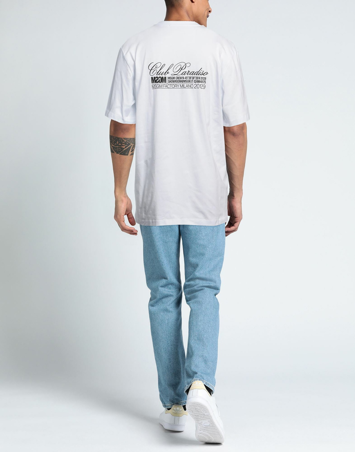 Msgm Mens T-shirt in White