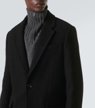 Ami Paris Single-breasted wool coat
